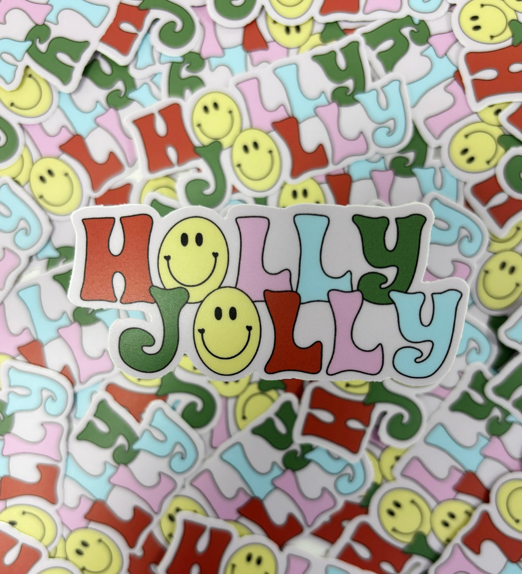 Holly Jolly Sticker